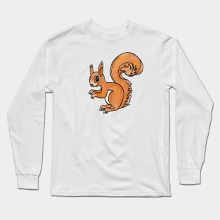 Eichhoernchen Red Squirrel Long Sleeve T-Shirt